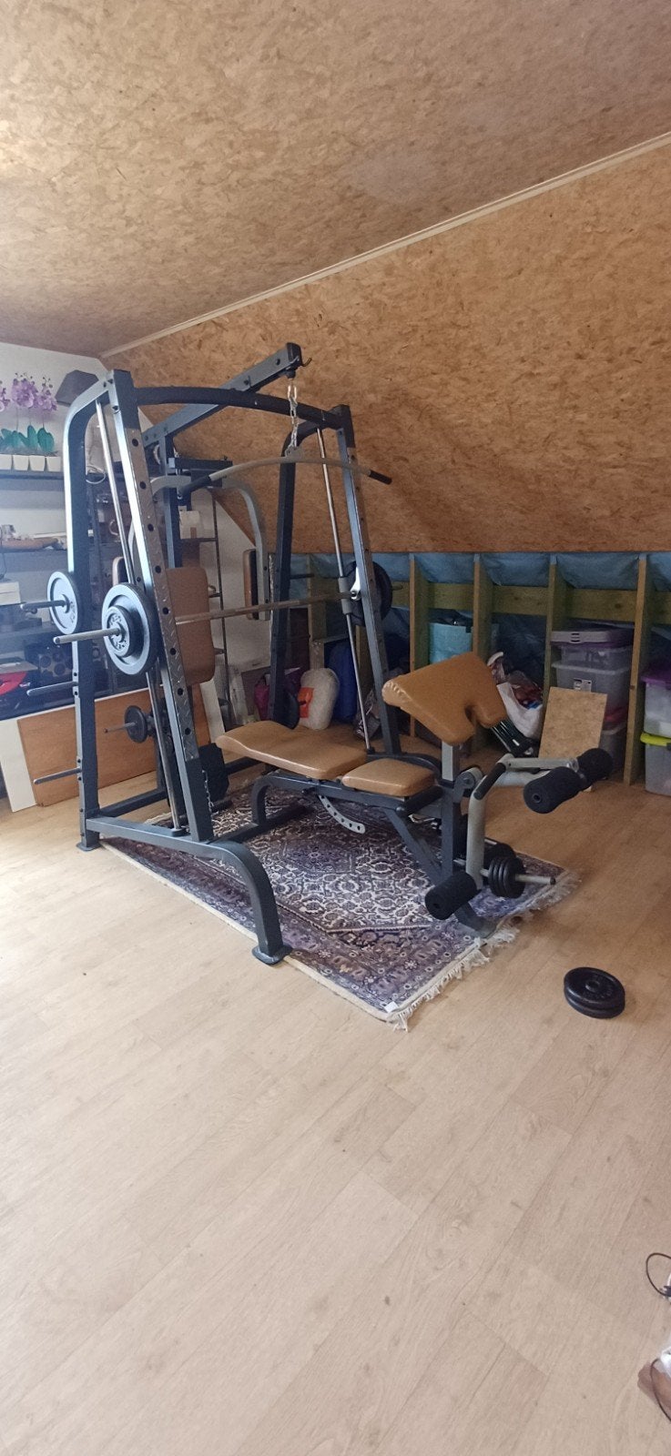 Fitness toestel Smith Machine, Ophalen