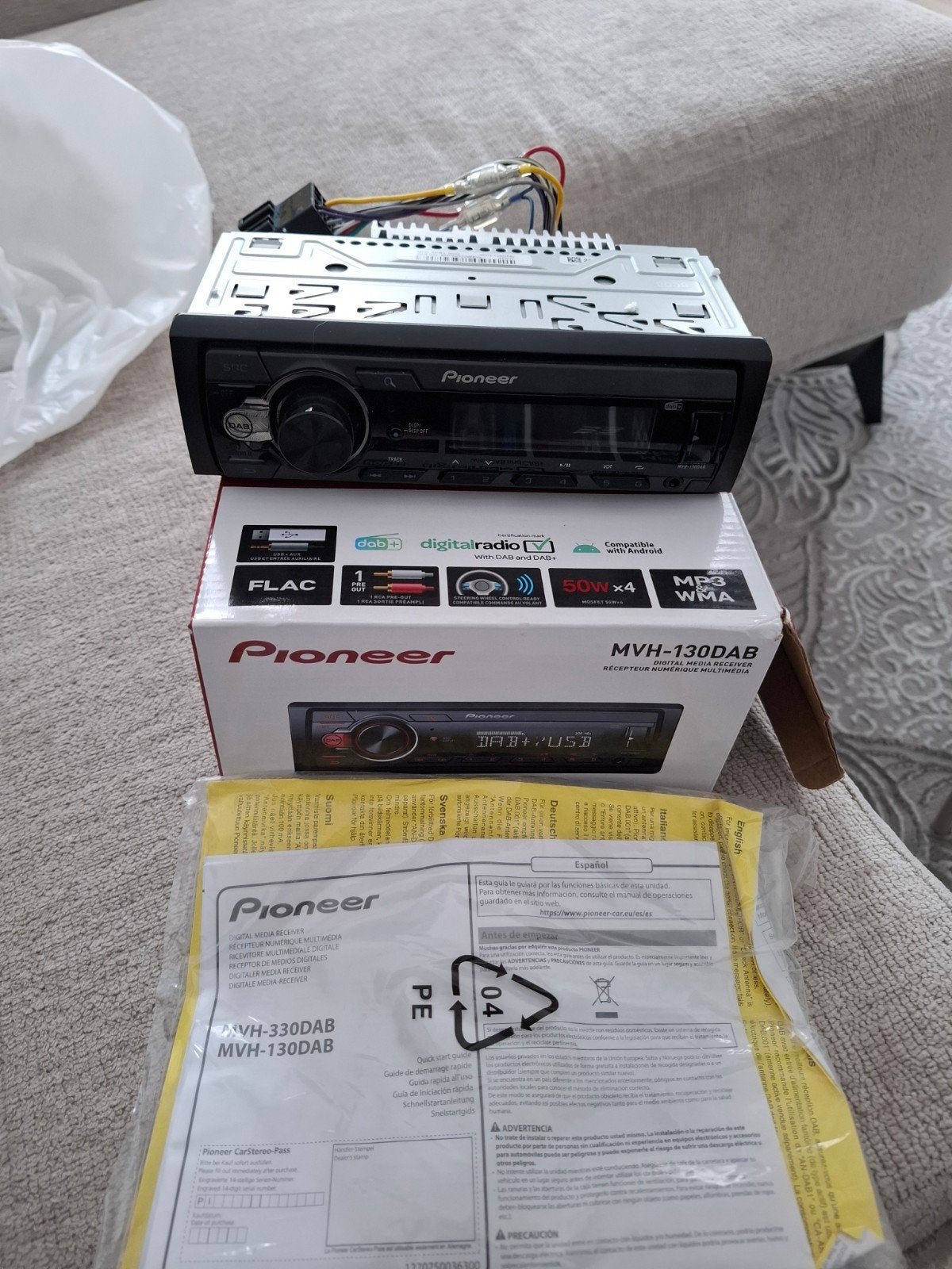 pioneer autoradio usp mp3 cd nieuw, Ophalen of Verzenden