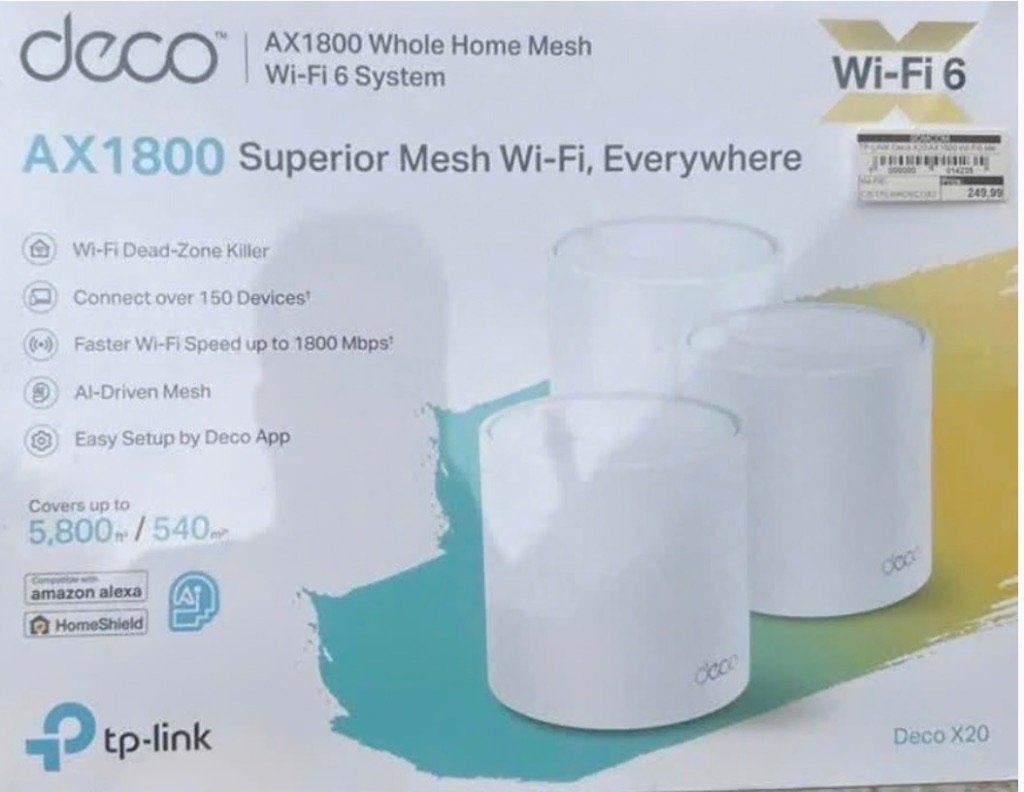 Deco X20 te koop, Informatique & Logiciels, Points d'accès, Enlèvement ou Envoi, Comme neuf, TP-Link