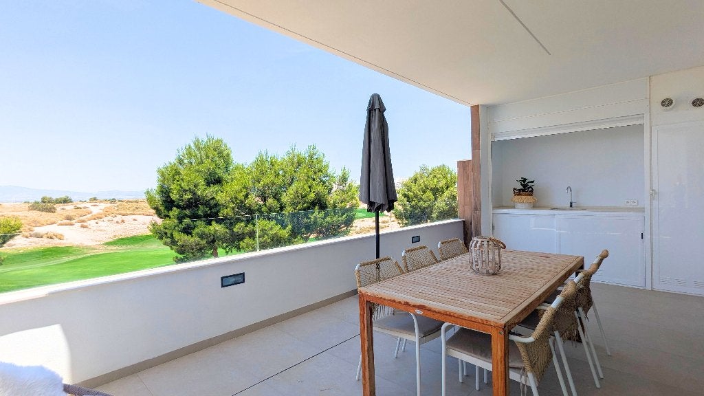 Appartement op eerste lijn golf, Condado del Alhama, 2 kamers, Condado de Alhama, 88 m², Spanje