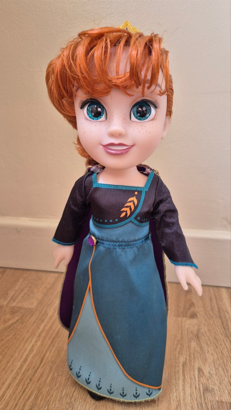 Pop Anna Frozen 2 35 cm Disney, Ophalen of Verzenden, Zo goed als nieuw