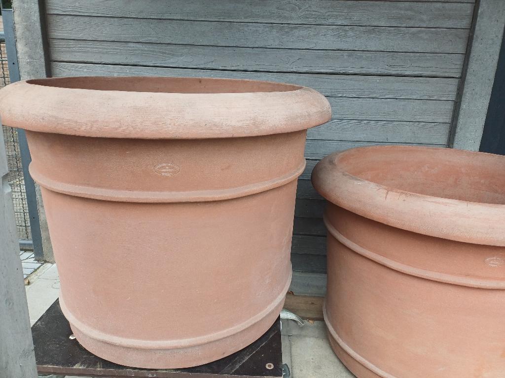 Toscaanse Terracotta, Tuin en Terras, Ophalen, Gebruikt, Rond, Balkon