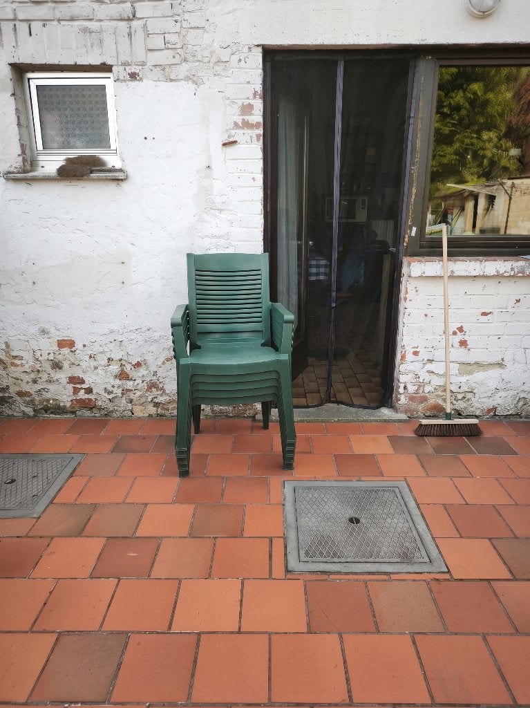 Lot de 5 chaises de jardin vertes, Jardin & Terrasse, Enlèvement, Comme neuf, Plastique