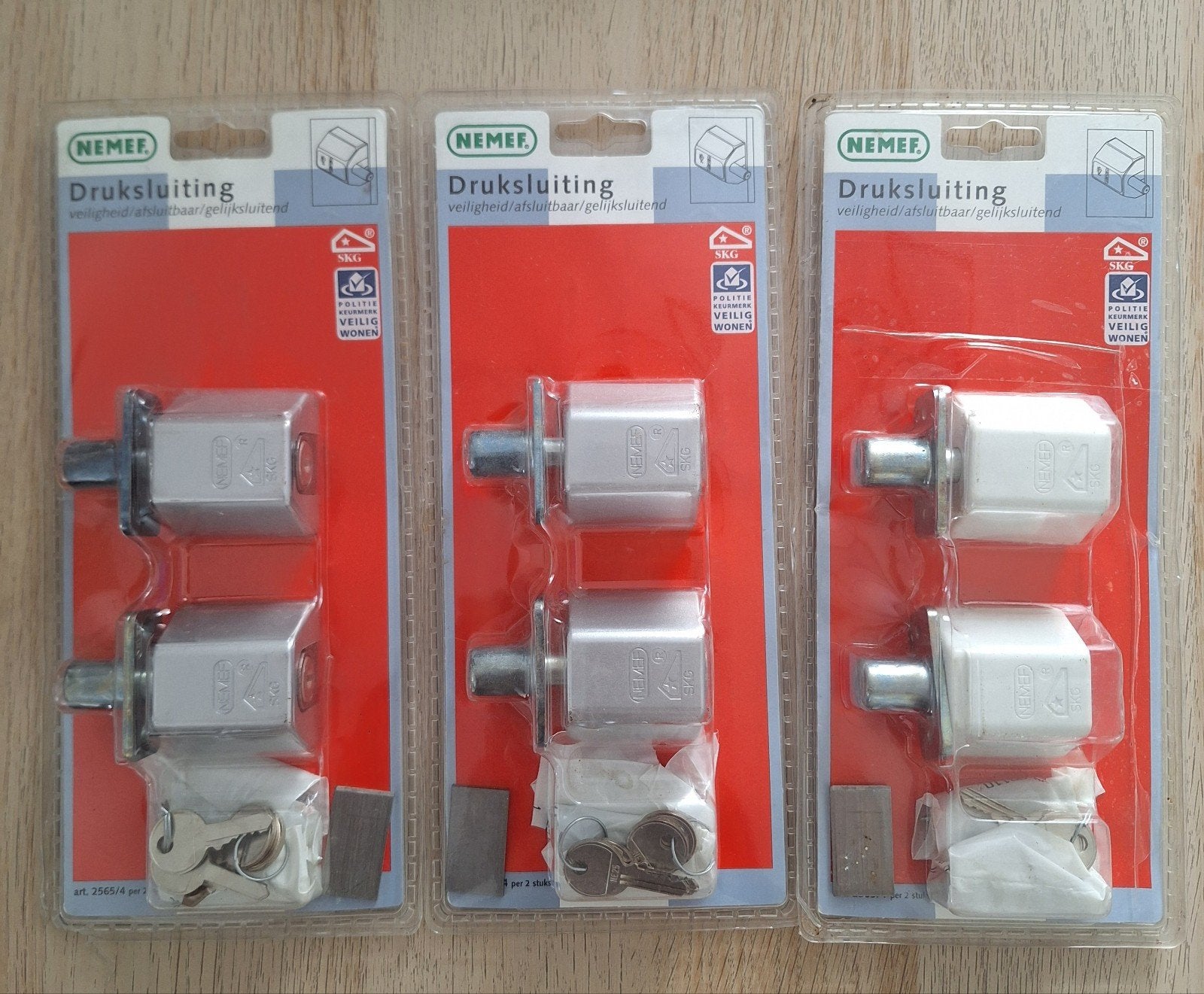 Slot Druksluiting New in verpakking, Doe-het-zelf en Bouw, Hang- en Sluitwerk, Ophalen, Slot