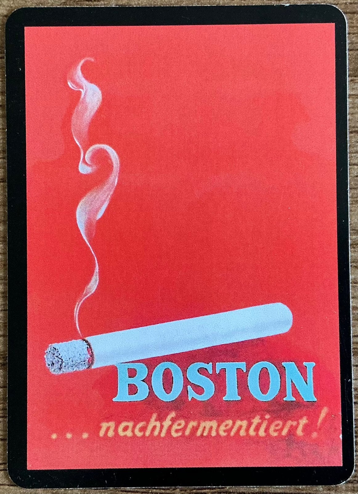 Cigarettes Spok BOSTON, Enlèvement ou Envoi, Comme neuf, Carte(s) à jouer