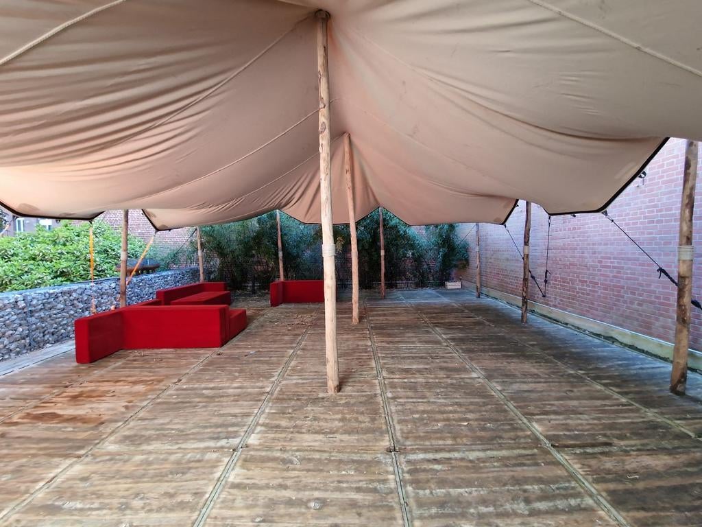 Tente Berbère Stretch Ghilles 80m², Jardin & Terrasse, Tonnelles, Tente de réception, 2 mètres ou plus, 8 mètres et plus, 6 mètres ou plus