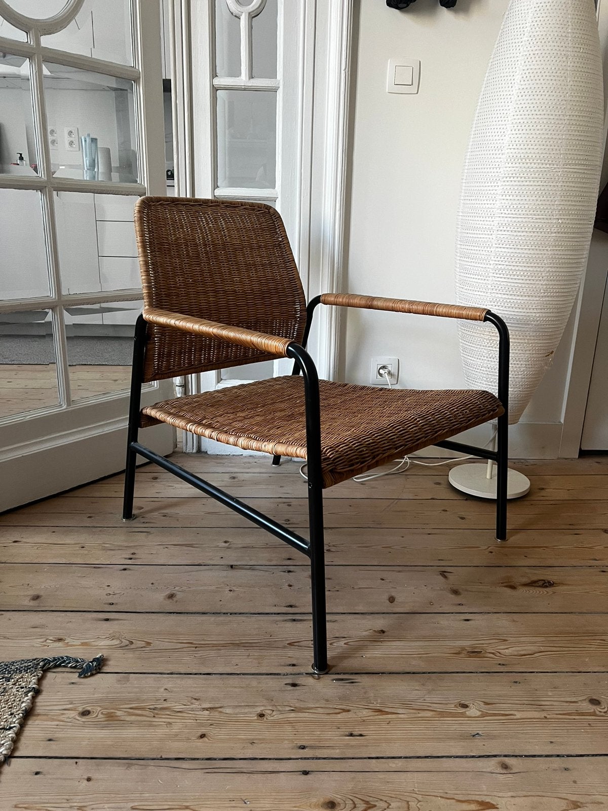 ULRIKSBERG Armchair, rattan/anthracite, Huis en Inrichting, Stoelen, Ophalen, Zo goed als nieuw