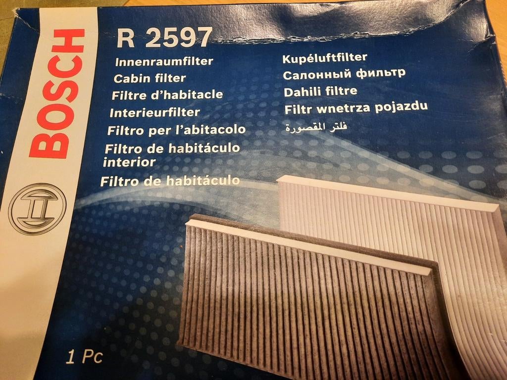 Filtre d habitacle VW Caddy 2013, Enlèvement