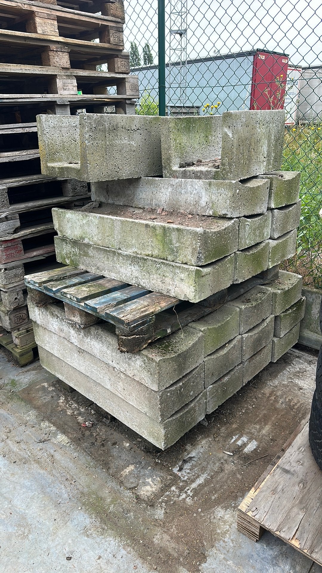 GRATIS BETONBLOKKEN, Jardin & Terrasse, Traverses & Bordures, Enlèvement, Comme neuf