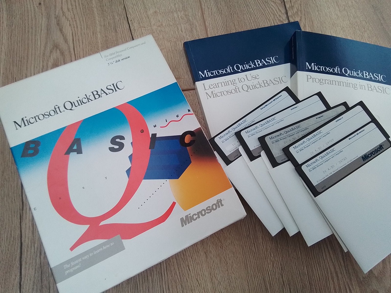 Microsoft Quick Basic 4.5 vintage uit 1988, Computers en Software, Vintage Computers, Ophalen