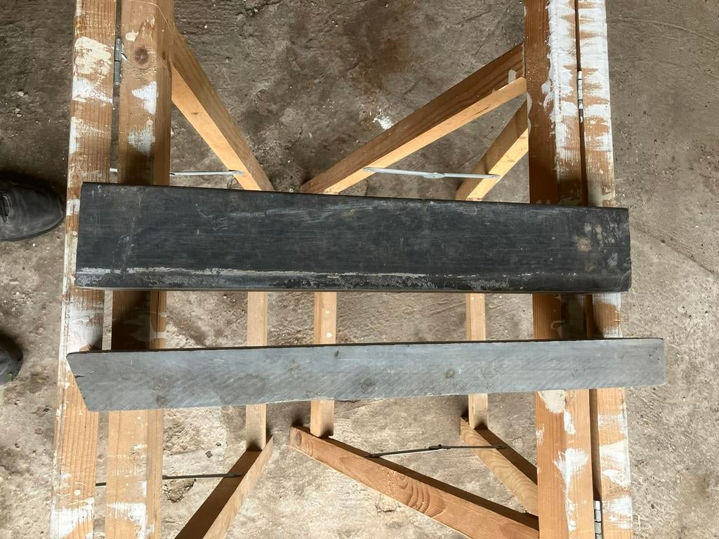 Dorpel blauwe hardsteen, Doe-het-zelf en Bouw, Ophalen, Gebruikt, Hardsteen, Minder dan 100 cm
