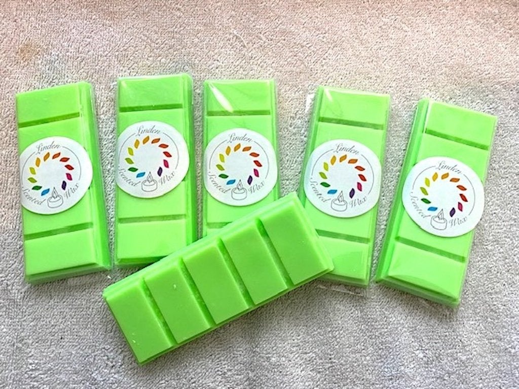 Waxmelts GROENE APPEL / GREEN APPLE geur fruit waxmelt, Ophalen of Verzenden, Nieuw, Was, Kaars