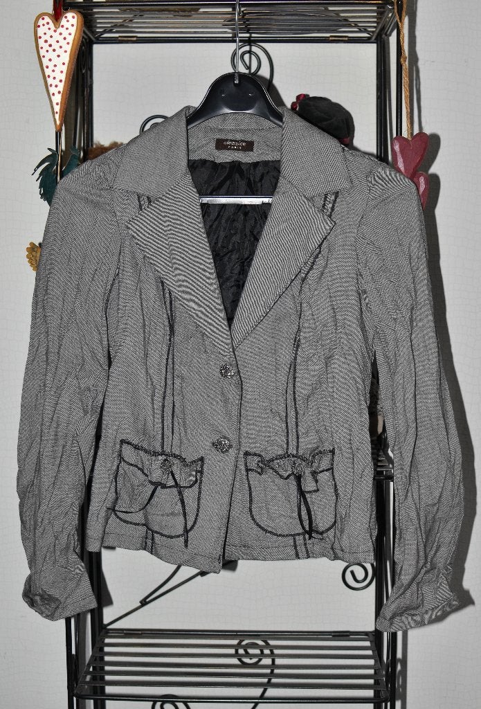 CASUAL CHIC DAMES JASJE MERK CLOANICE / PARIS / MAAT S, Kleding | Dames, Jasjes, Kostuums en Pakken, Ophalen of Verzenden, Zo goed als nieuw