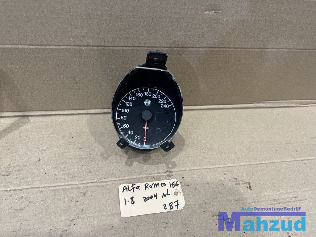ALFA ROMEO 156 km teller 1997-2005 156034519, Dpofca@stellantis.com, Stellantis Europe S.p.A., Utilisé, Alfa Romeo