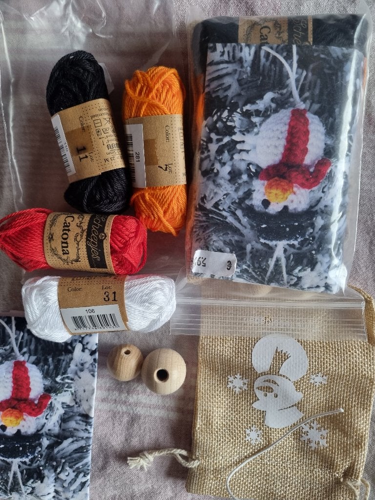 Nieuw.  2 knutselwerkjes Scheepjes Kerstmis, Enlèvement ou Envoi, Neuf, Crochet, Laine ou Fils