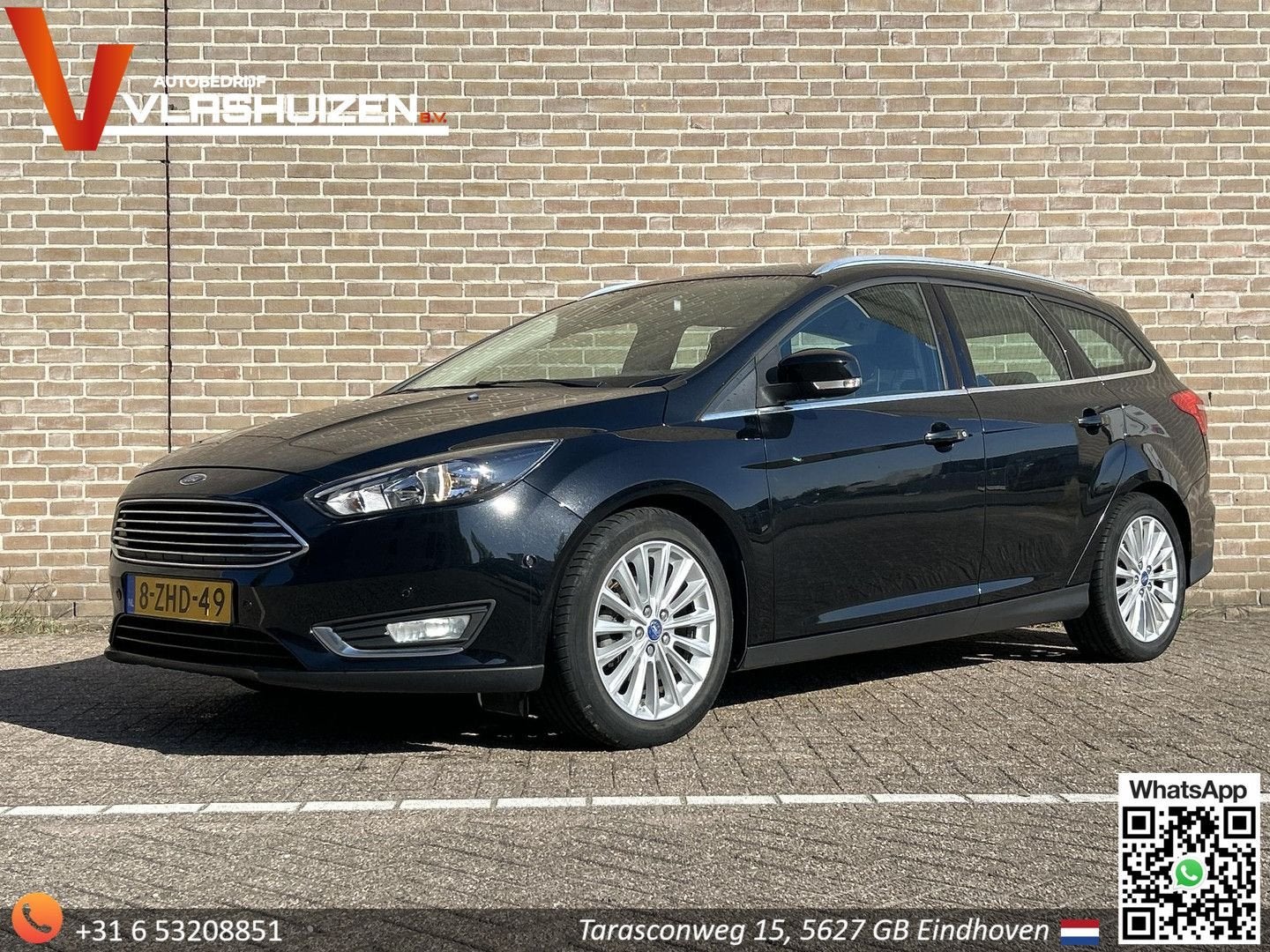 Ford Focus Wagon 1.0 First Edition | Climate | Navi | PDC |, Auto's, Focus, 110 g/km, Zwart, Bedrijf