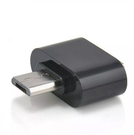 OTG USB-A/USB-Micro OnTheGo Converter Adapter Android Zwart, Ophalen of Verzenden, Nieuw
