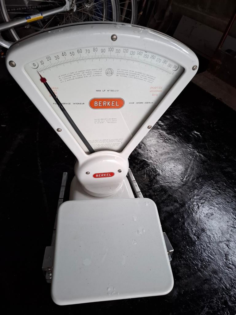 Vintage weegschaal Berkel, Ophalen