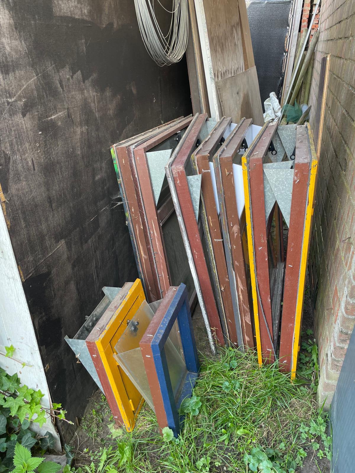 Glas, Doe-het-zelf en Bouw, Ophalen, Gebruikt