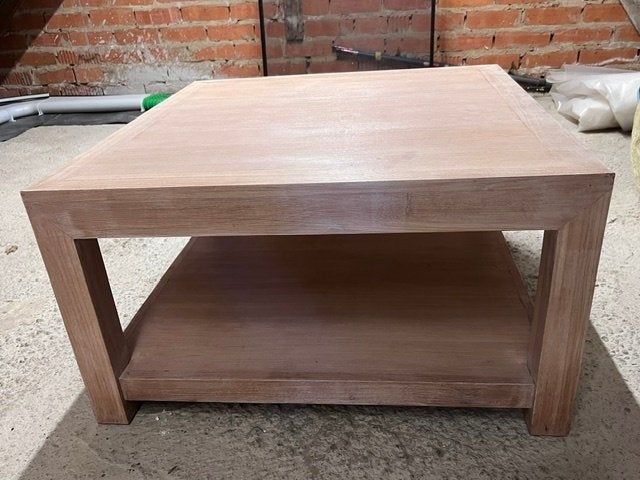 Salontafel in Teak, Ophalen, Gebruikt, Minder dan 50 cm, 50 tot 100 cm
