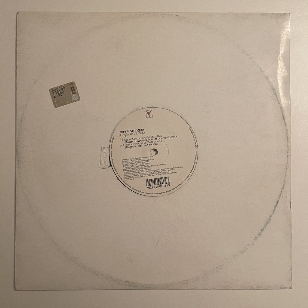 Dannii Minogue Vs. Dead Or Alive - Begin To Spin Me Round, Ophalen of Verzenden, Zo goed als nieuw, 12 inch, House