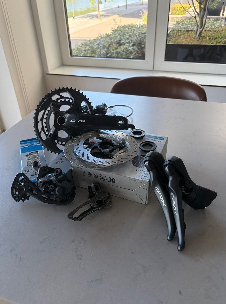 Groupe Shimano GRX 2x12 RX820 (nouveau et complet), Vélos & Vélomoteurs, Vélos Pièces, Neuf, Enlèvement