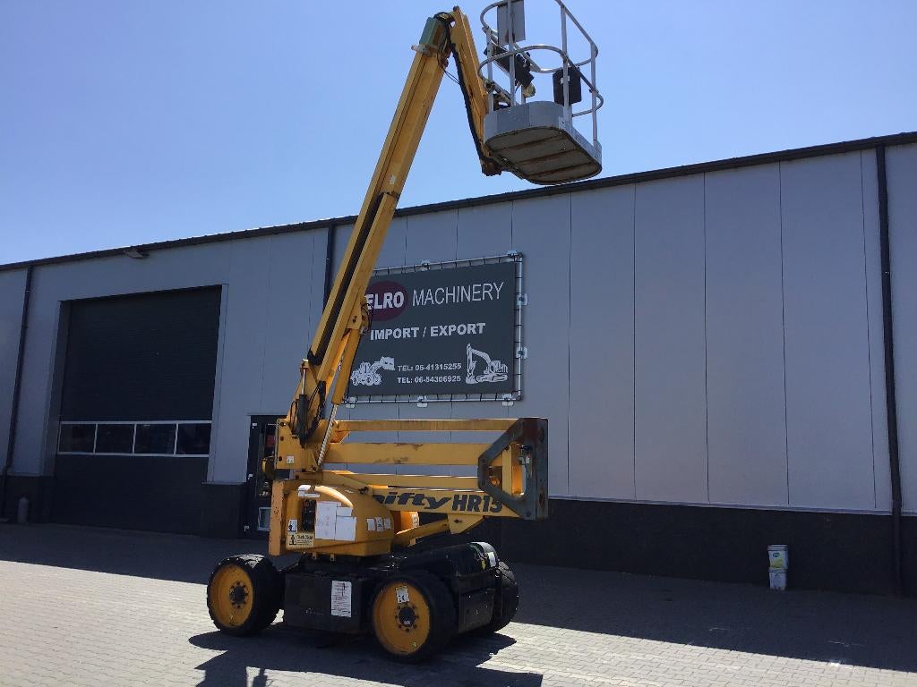 Niftylift HR15 NDE, Articles professionnels, Machines & Construction | Grues & Excavatrices, Enlèvement, Plateforme élévatrice