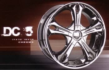 Te koop : Set Corsa DC 5 Chrome 17 inch velgen., Auto-onderdelen, Ophalen, 17 inch, Band(en)