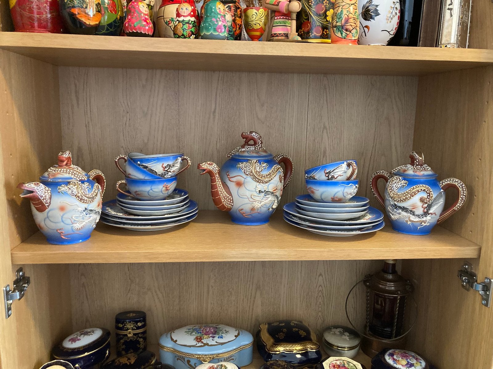 Servies SATSUMA, Antiek en Kunst, Antiek | Servies compleet, Ophalen of Verzenden