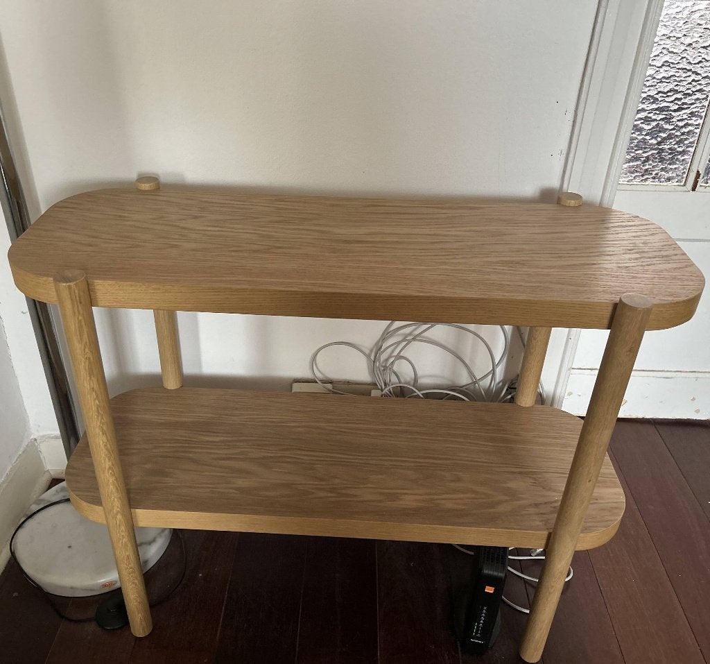 Console en bois, Maison & Meubles, Armoires | Étagères, Enlèvement, Comme neuf