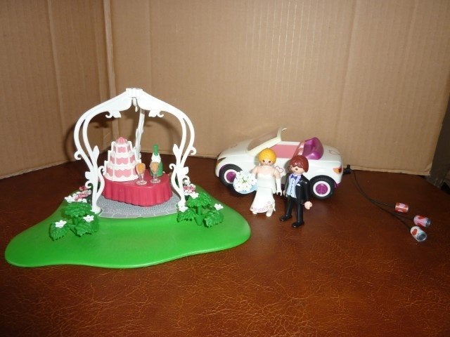 Huwelijksfeest trouwfeest trouwpartij 6871 Playmobil, Overige typen, Ophalen of Verzenden, Zo goed als nieuw, City life