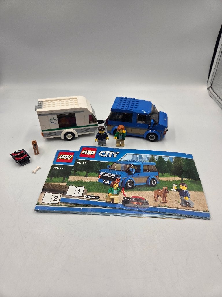 Lego City 60117 Van & Caravan, Kinderen en Baby's, Speelgoed | Duplo en Lego, City, Lego, Ophalen of Verzenden, Zo goed als nieuw