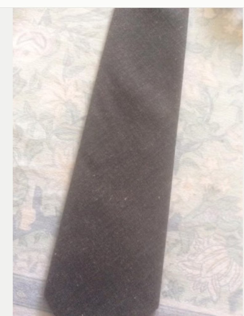 Stropdas vintage, Ophalen of Verzenden, Zo goed als nieuw, Met patroon, Grijs