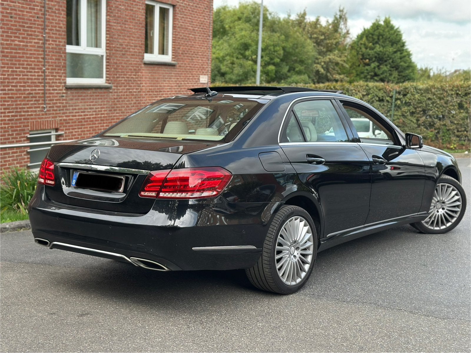 MERCEDES-BENZ CLASSE E 200D TOIT PANO/ AUTOMATIQUE/ EURO 6B, Autos, Cuir, Achat, Euro 6, Beige
