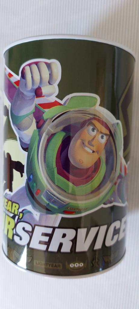 Nieuwe spaarpot Buzz Lightyear., Ophalen of Verzenden, Nieuw, Metaal of Blik, Strip- of Tekenfilmfiguur