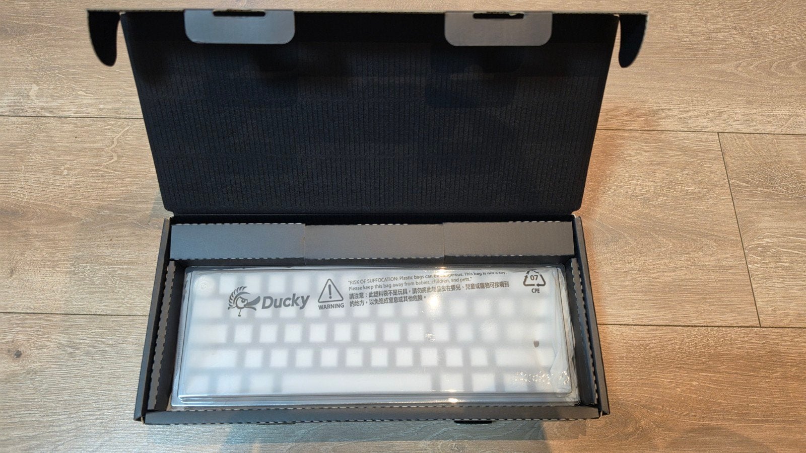 Ducky One 3 Aura White Mini USB Wit Toetsenbord, Computers en Software, Hot-swappable, Nieuw, Ophalen of Verzenden, Qwerty