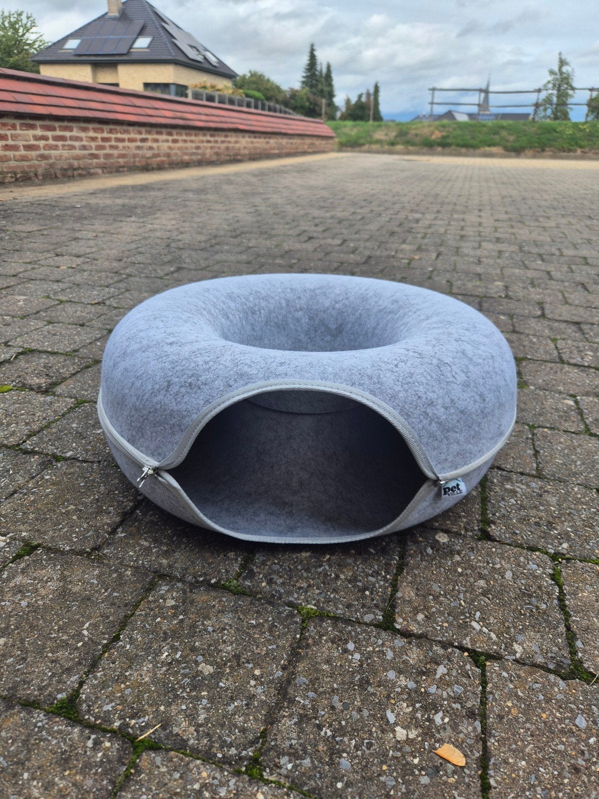 Gloednieuwe Vilt Kattenmand & Tunnel Donut (Pet Villa), Enlèvement ou Envoi, Neuf, Feutre