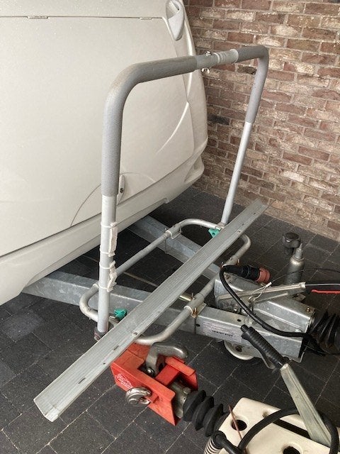 porte-vélos léger avec attache de remorque, Caravanes & Camping, Particulier, Jusqu'à 500 kg, Porte-vélos