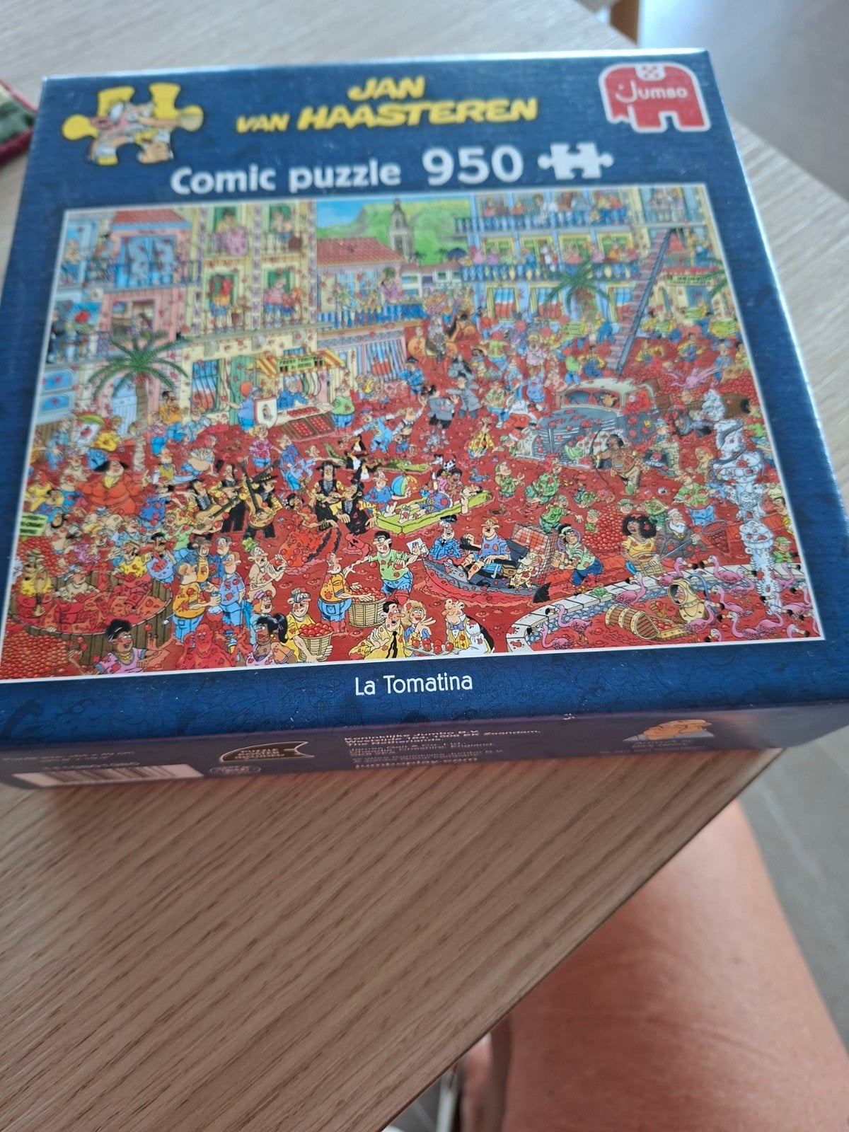 Jan van Haasteren. /La Tomatina, Enlèvement, 500 à 1500 pièces, Neuf, Puzzle