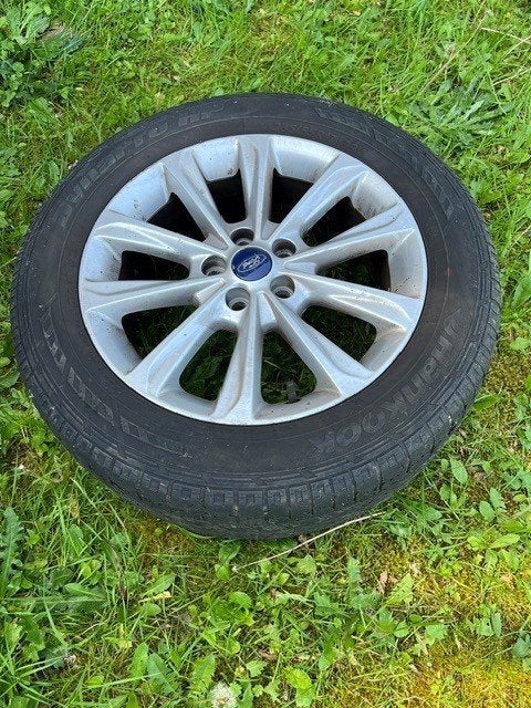 4 Aluminium velgen 16 inch (Ford) 5 spaaks, Ophalen, Gebruikt, Velg(en), 16 inch