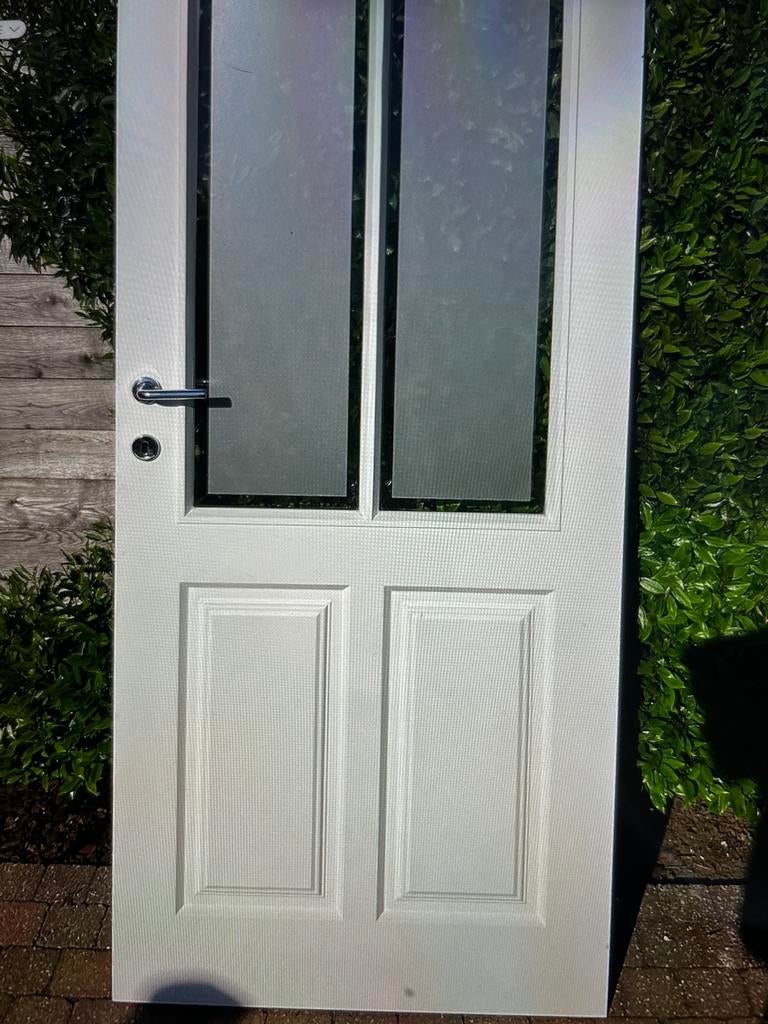 Binnendeur, Doe-het-zelf en Bouw, Ophalen, Zo goed als nieuw, Glas, Binnendeur