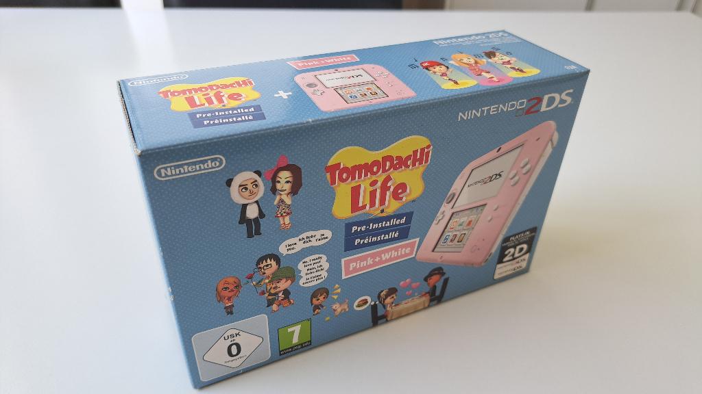 Nintendo 2ds als nieuw in de doos- Tomodachi life editie, Games en Spelcomputers, Spelcomputers | Nintendo 2DS en 3DS, Ophalen of Verzenden