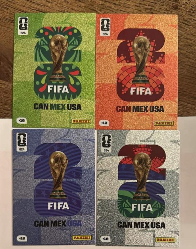 Cdumonde  FIFA 2026.Set 4 trophées supplémentaires n 624, Enlèvement ou Envoi, Neuf, Plusieurs images