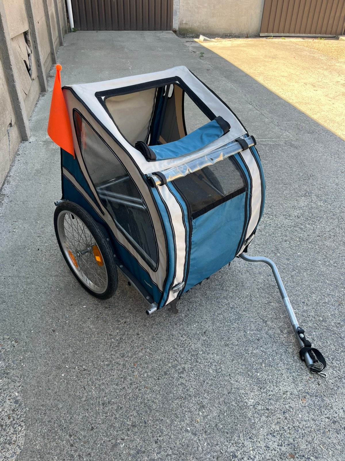Aanhangwagen voor fiets, Ophalen, Gebruikt
