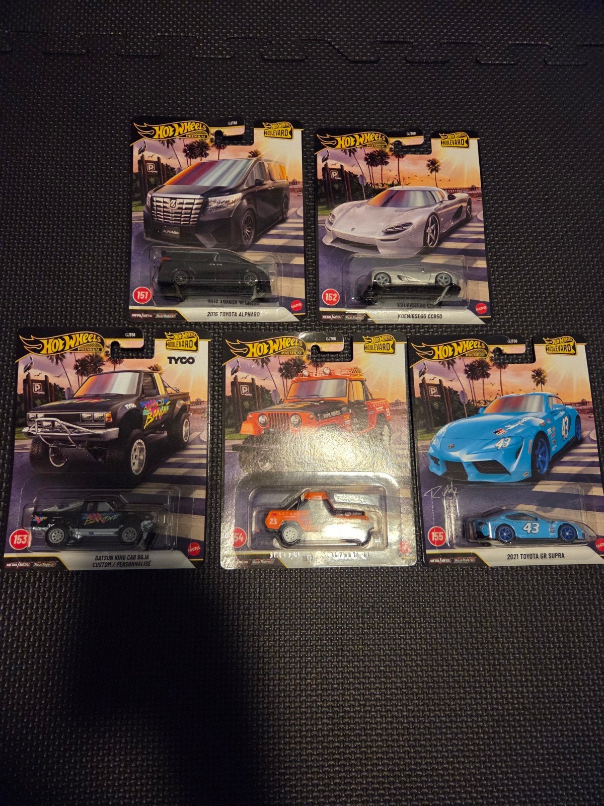 Hot Wheels per set van 5, Ophalen