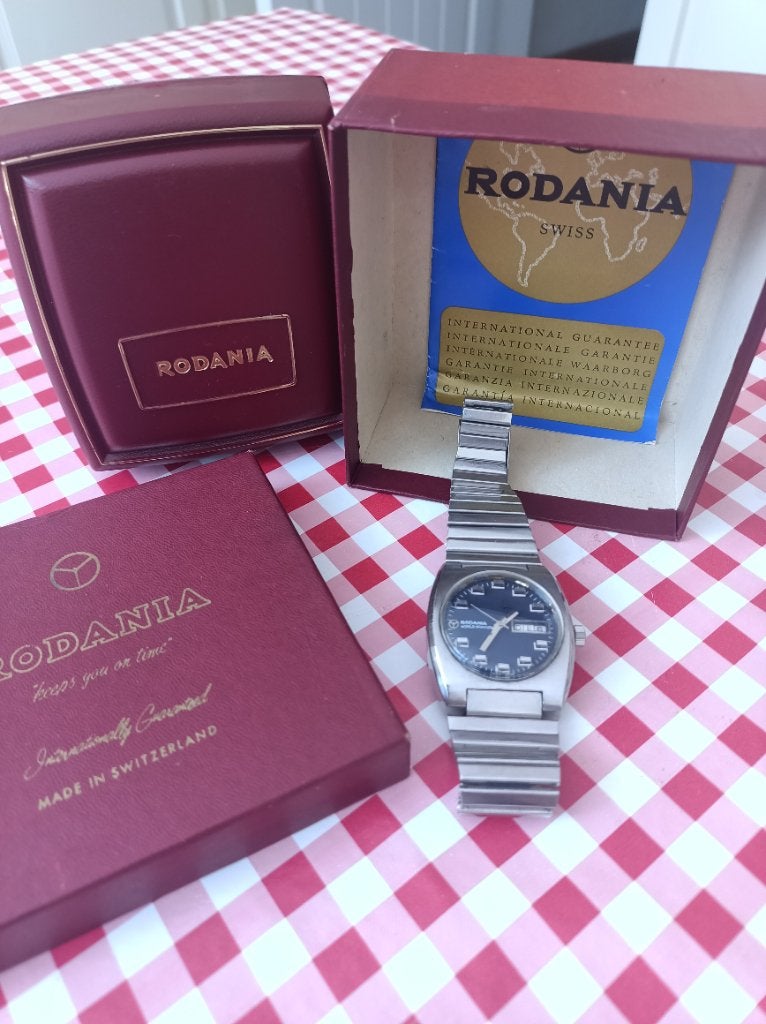 Rodania world star 25 bij 1969, Handtassen en Accessoires, Horloges | Heren, Ophalen