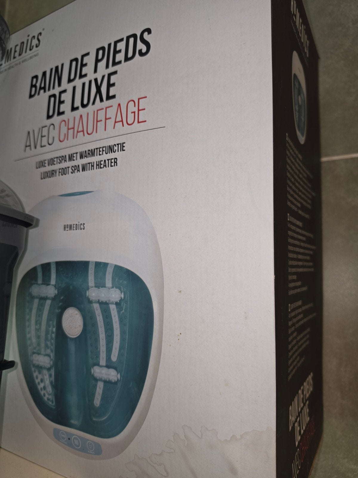HoMedics FS-250 (ook bekend als de HoMedics Luxury Foot Spa, Enlèvement