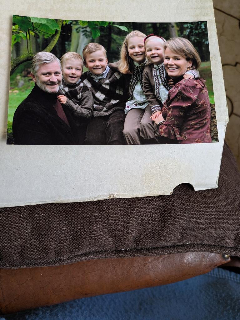 Filip en Mathilde, Ophalen of Verzenden, Zo goed als nieuw, Kaart, Foto of Prent