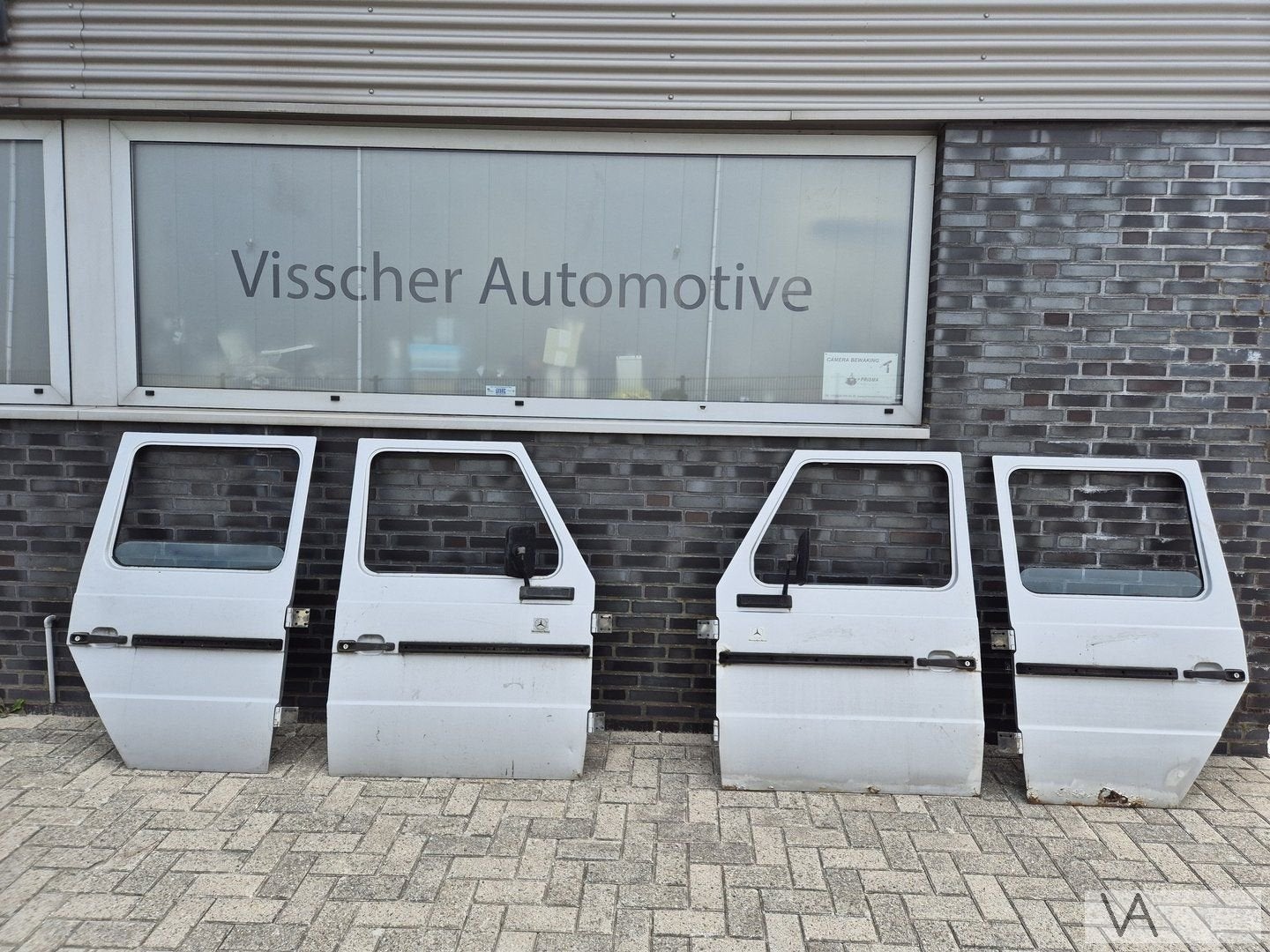 Mercedes G klasse deur portier rechts voor zilver compleet, Gebruikt, -, Deur, Ophalen of Verzenden