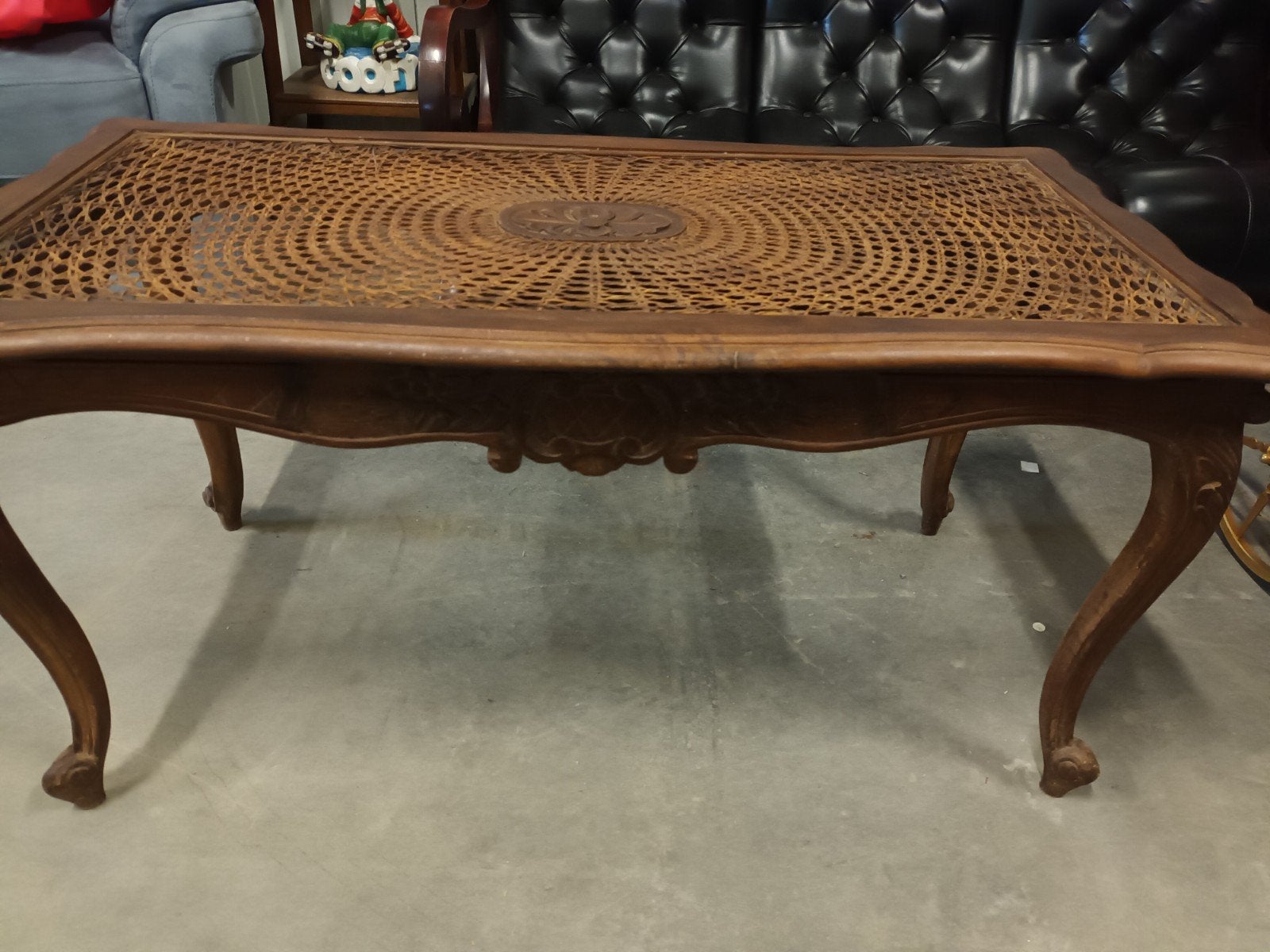 Vintage Chippendale / Louis XV salontafel, Antiek en Kunst, Ophalen